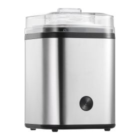 Ice Cream Maker, 2.11 Qt. Large Capacity, Electric Automatic Ice-Cream Machine, with Easy Operation & Cleaning, Stainless Steel Shell