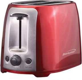 Cool Touch 2-Slice Extra Wide Slot Toaster, Red